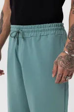 Paça Lastikli Basic Oversize Eşofman Takımı Mint