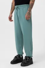 Paça Lastikli Basic Oversize Eşofman Takımı Mint