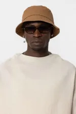 Basıc Oversize Keten Takım Bej