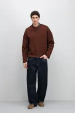 Relaxed Fıt Jean Koyu Mavi