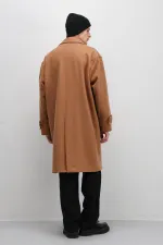 Manteau oversize beige