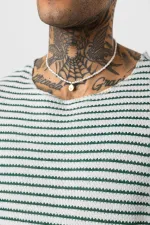 Benetton Striped Oversize Knit T-Shirt