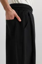 Balloon Fit Pantolon Siyah