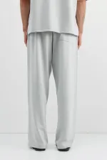 Modal Karışımlı Baggy Eşofman Alt Açık Gri