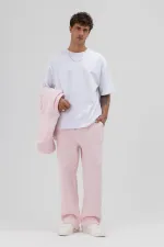 Basic Baggy Sweatpants Pink