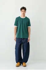 Kısa Kollu Regular Fit Tişört Nefti