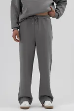 Basic Baggy Eşofman Alt Füme