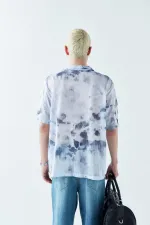 Patterned Corduroy Oversize Shirt Pattern-9