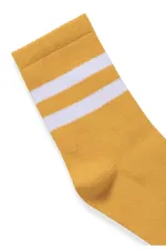 Şeritli Tenis Çorap Turuncu