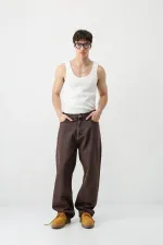 Baggy Fit Jean Kahve
