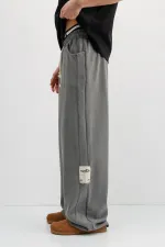 Baggy Fit Eşofman Alt Füme