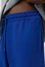 Basic Bel Lastikli  Eşofman Alt Saks