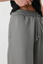 Balloon Fit Eşofman Alt Füme