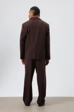 Oversize  Takım Elbise Koyu Kahve