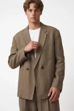 Oversize Lyocell Karışımlı Takım Haki Oversize Lyocell Karışımlı Takım Haki