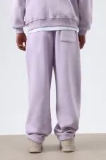 Washed Baggy Sweatpants Lilac