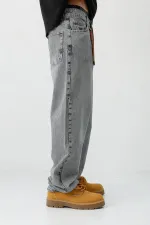 Baggy Fit Jean Gri