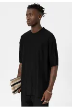 Basic Oversize Ottoman Takım Siyah