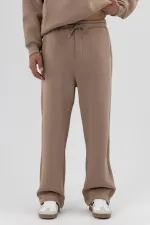 Basic Baggy Eşofman Alt Vizon