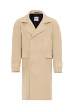 Manteau beige oversize