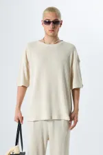 Basıc Oversize Takım Bej