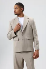 Costume oversize en vison