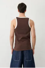 Oversize Tank Top, Brown