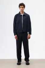 Relax Fit Ceket Lacivert