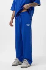 Care About Printed Oversize Tracksuit Set - Black