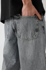 Baggy Fit Jean Gri