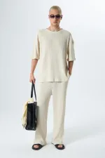 Basıc Oversize Takım Bej