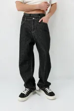 Baggy Fit Jean Siyah
