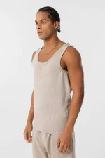 Débardeur lavable, camisole, couleur pierre athlétique