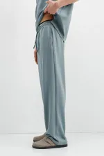 Modal Karışımlı Baggy Eşofman Alt Petrol