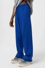 Basic Bel Lastikli  Eşofman Alt Saks