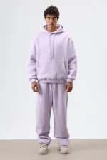 Washed Baggy Sweatpants Lilac