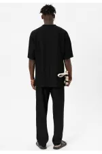 Basic Oversize Ottoman Takım Siyah