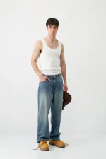 Baggy Fit Jean Yeşil