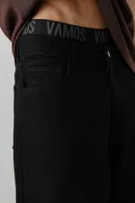 Baggy Fit Jean Siyah-Siyah