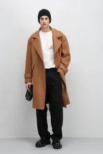Manteau oversize beige