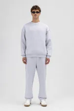 Basic Baggy Eşofman Alt Gri