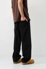 Baggy Fit Jean Siyah-Siyah