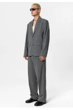 Costume classique oversize anthracite