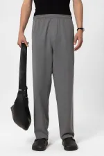 Rahat Kalıp Lyocell Kumaş Pantolon Gri