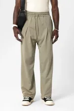 Basic Baggy Eşofman Alt Haki