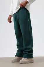 Yıkamalı Baggy Eşofman Alt Nefti