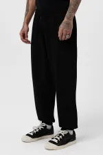 Paça Lastikli Basic Oversize Eşofman Takımı Siyah