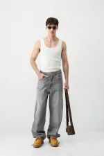Super Baggy Fit Jean Antrasit