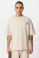 Young Atelıer Baskılı Oversize Eşofman Takım Taş Young Atelıer Baskılı Oversize Eşofman Takım Taş