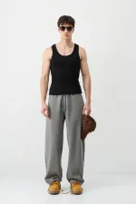 Balloon Fit Eşofman Alt Füme